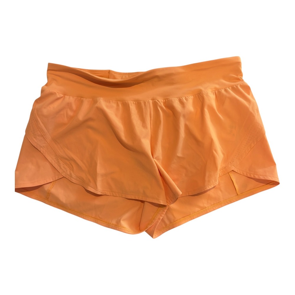 Calia Kick It Up Performance Shorts Womens XXL Fresh Cantaloupe Orange 3" Inseam